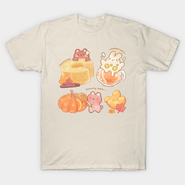Fall Desserts T-Shirt by Kukoo.Kat